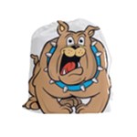 Bulldog-cartoon-illustration-11650862 Drawstring Pouch (XL)