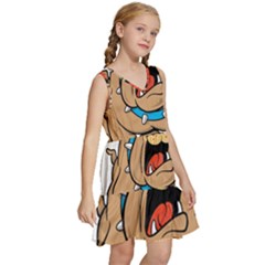 Kids  Sleeveless Tiered Mini Dress 