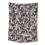 Grey Camo Girl Rose Medium Tapestry