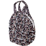 Grey Camo Girl Rose Travel Backpacks