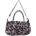 Grey Camo Girl Rose Removal Strap Handbag