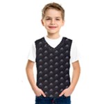 Animal Eyes Close Up Motif Pattern Kids  Basketball Tank Top