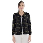 Exotic Snow Drop Flowers In A Loveable Style Women s Windbreaker