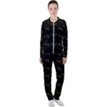Exotic Snow Drop Flowers In A Loveable Style Casual Jacket and Pants Set