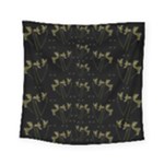 Exotic Snow Drop Flowers In A Loveable Style Square Tapestry (Small)