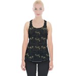 Exotic Snow Drop Flowers In A Loveable Style Piece Up Tank Top