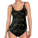 Exotic Snow Drop Flowers In A Loveable Style Tankini Set