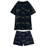 Exotic Snow Drop Flowers In A Loveable Style Kids  Swim Tee and Shorts Set