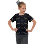 Exotic Snow Drop Flowers In A Loveable Style Kids  Mesh Piece Tee