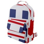 Abstract pattern geometric backgrounds   Flap Pocket Backpack (Small)