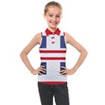 Abstract pattern geometric backgrounds   Kids  Sleeveless Polo Tee