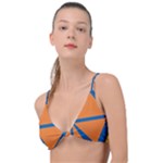 Abstract pattern geometric backgrounds   Knot Up Bikini Top