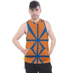 Abstract pattern geometric backgrounds   Men s Sleeveless Hoodie