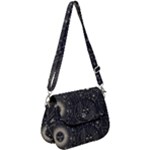 Magic-patterns Saddle Handbag