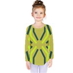Abstract pattern geometric backgrounds   Kids  Long Sleeve Tee
