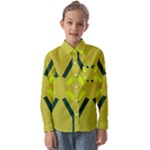 Abstract pattern geometric backgrounds   Kids  Long Sleeve Shirt