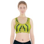 Abstract pattern geometric backgrounds   Sports Bra With Pocket