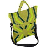 Abstract pattern geometric backgrounds   Fold Over Handle Tote Bag