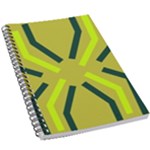 Abstract pattern geometric backgrounds   5.5  x 8.5  Notebook