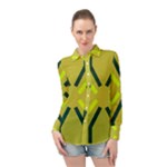 Abstract pattern geometric backgrounds   Long Sleeve Chiffon Shirt