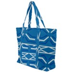 Abstract pattern geometric backgrounds   Zip Up Canvas Bag