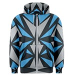 Abstract pattern geometric backgrounds   Men s Zipper Hoodie