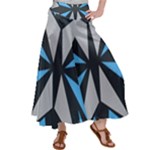 Abstract pattern geometric backgrounds   Satin Palazzo Pants