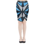 Abstract pattern geometric backgrounds   Midi Wrap Pencil Skirt