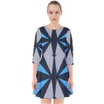 Abstract pattern geometric backgrounds   Smock Dress
