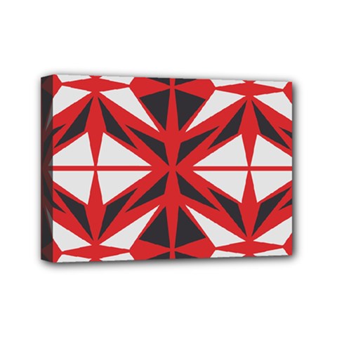 Abstract pattern geometric backgrounds   Mini Canvas 7  x 5  (Stretched) from ArtsNow.com