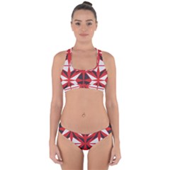 Abstract pattern geometric backgrounds   Cross Back Hipster Bikini Set from ArtsNow.com