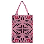 Floral folk damask pattern  Classic Tote Bag