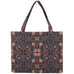 Floral folk damask pattern  Mini Tote Bag
