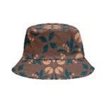 Floral folk damask pattern  Bucket Hat