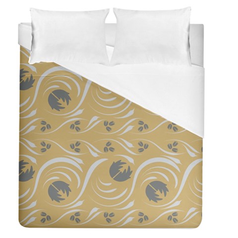 Folk flowers print Floral pattern Ethnic art Duvet Cover (Queen Size) from ArtsNow.com