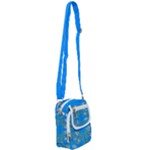 Floral folk damask pattern  Shoulder Strap Belt Bag