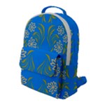 Floral folk damask pattern  Flap Pocket Backpack (Large)