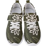 Folk flowers print Floral pattern Ethnic art Men s Velcro Strap Shoes