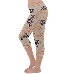 Lightweight Velour Capri Yoga Leggings 