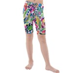 Floral Kids  Mid Length Swim Shorts