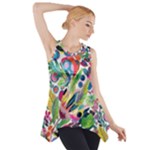 Floral Side Drop Tank Tunic