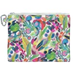 Floral Canvas Cosmetic Bag (XXL)