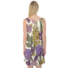 Sleeveless Satin Nightdress Back