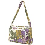 Spring Floral Front Pocket Crossbody Bag