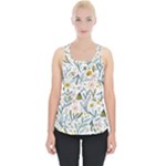 Floral Piece Up Tank Top