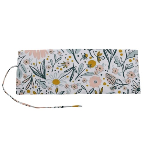 Floral Roll Up Canvas Pencil Holder (S) from ArtsNow.com