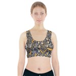 Floral Sports Bra With Pocket