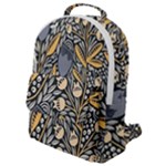 Floral Flap Pocket Backpack (Small)