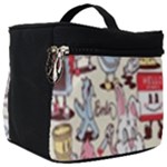 Retro Food Make Up Travel Bag (Big)