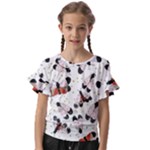 Butterfly Kids  Cut Out Flutter Sleeves